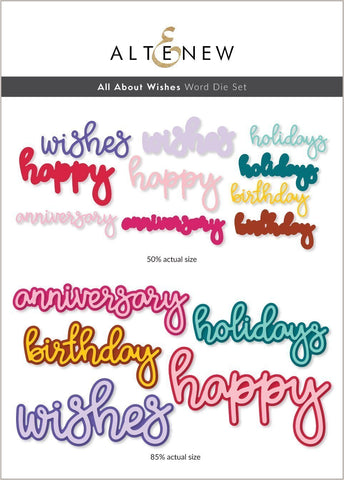 All About Wishes Word Die Set