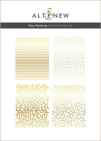 Ensemble d'assiettes à chaud Tiny Patterns (4 en 1)