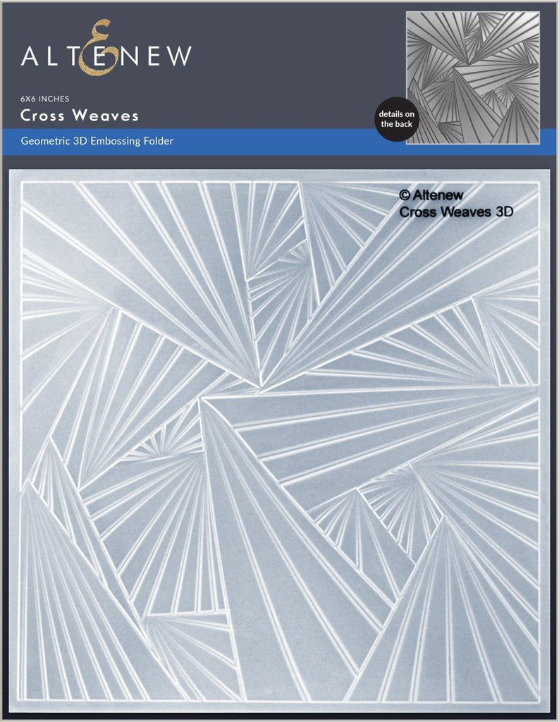 Cross Weaves 3D Embossing Folder