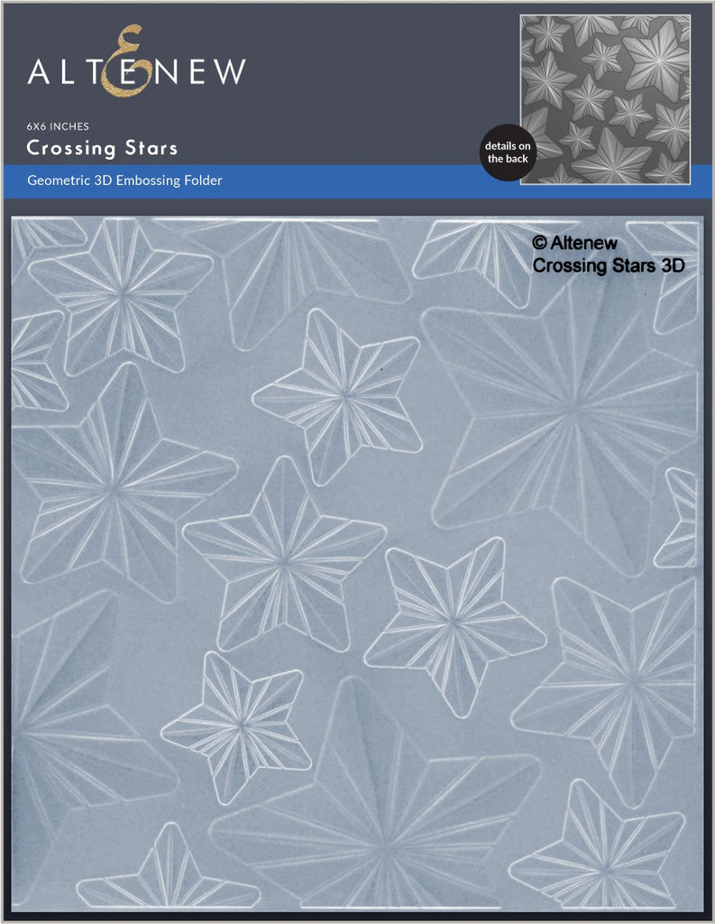 Crossing Stars 3D Embossing Folder