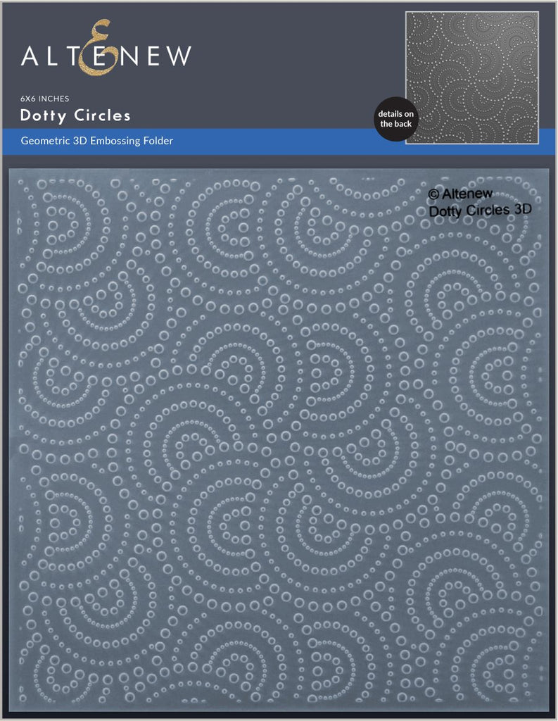 Dossier de gaufrage 3D Dotty Circles