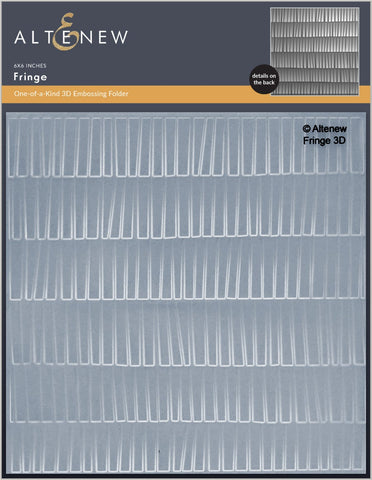 Fringe 3D Embossing Folder