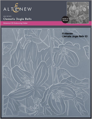 Dossier de gaufrage 3D Clematis Jingle Bells