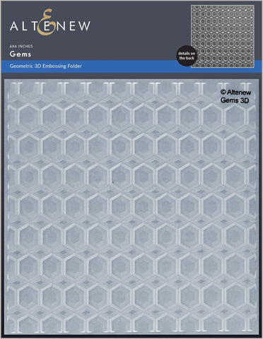 Gems 3D Embossing Folder