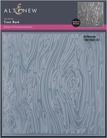 Tree Bark 3D Embossing Folder