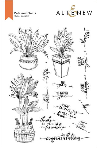 Pots and Plants Stamp Set