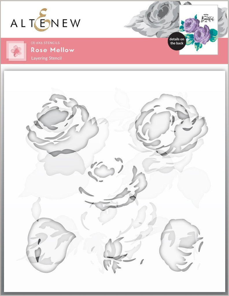 Rose Mellow Stencil Set (3 in 1)