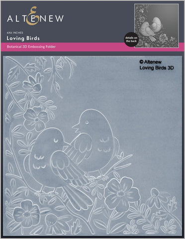 Loving Birds 3D Embossing Folder
