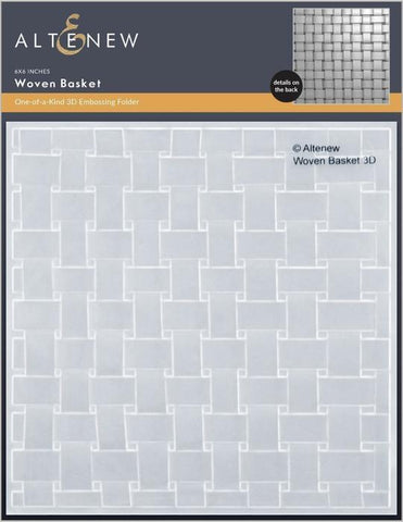 Woven Basket 3D Embossing Folder