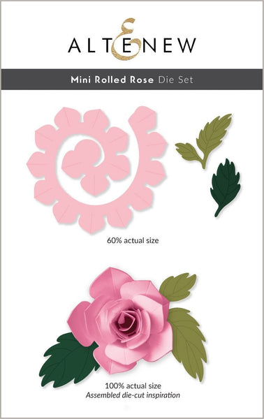 Mini Rolled Rose Die Set - RETIRING – Bumbleberry Papercrafts Ltd