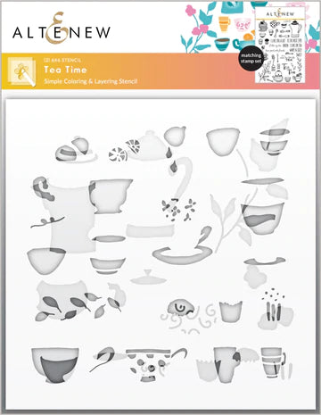 Tea Time Layering Stencil Set (2 in 1)