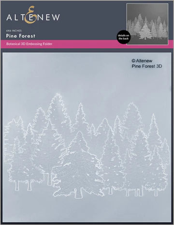 Pine Forest 3D Embossing Folder