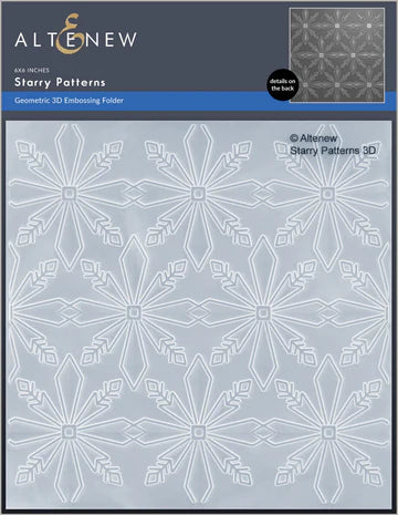 Starry Patterns 3D Embossing Folder
