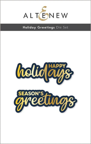 Holiday Greetings Die Set