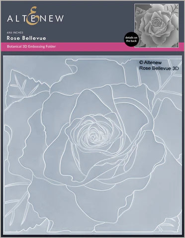 Rose Bellevue 3D Embossing Folder