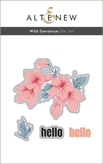 Wild Geranium Die Set – Bumbleberry Papercrafts Ltd