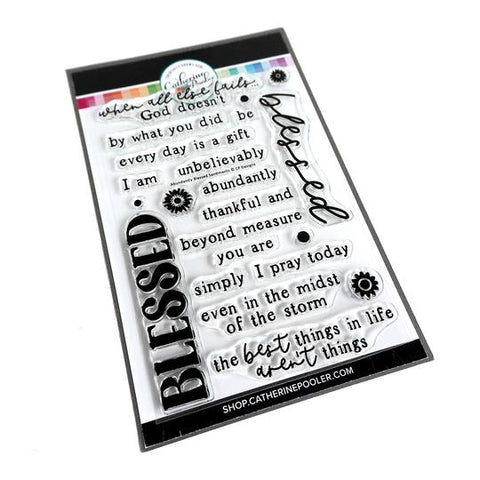 Abundantly Blessed Sentiments Stamp Set