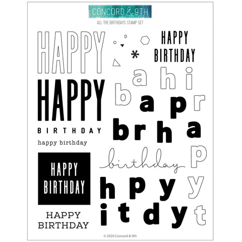 All The Birthdays Stamp Set