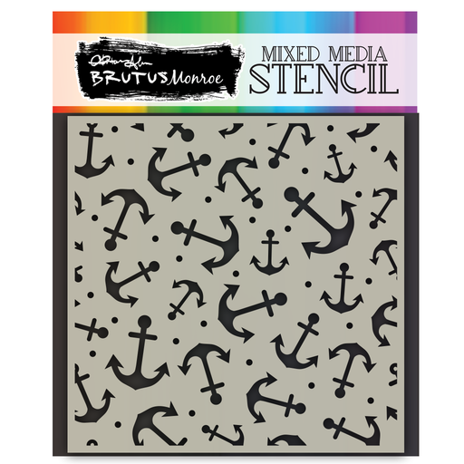 Mixed Media Stencil - Anchor