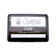 Bee Creative Tampon encreur transparent pour gaufrage et filigrane