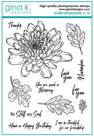 Autumn Chrysanthemum Stamp Set