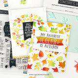 Pack de 2 pochoirs Turnabout Autumn Hues 6x6