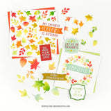 Autumn Hues Turnabout Stencils 6x6 2 pack