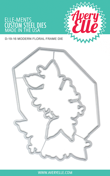 Die: Modern Floral Frame Elle-ments