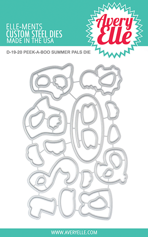 Die : Peek-a-Boo Summer Pals Elle-ments