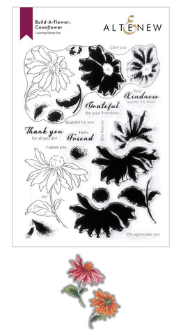 Build-A-Flower: Coneflower Layering Stamp & Die Set