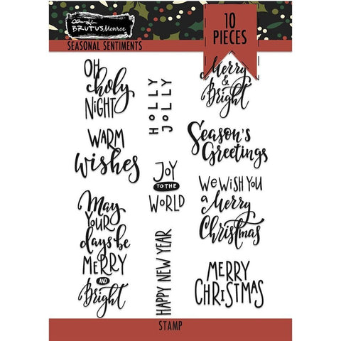 Seasonal Sentiments 6x6 Stamp Set