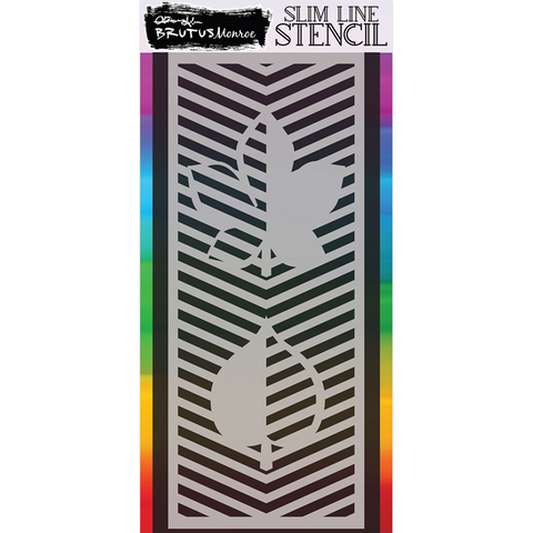 Slim Line Stencil - Maple Leaf