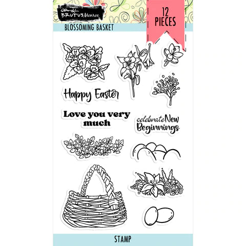 Blossoming Basket 4x6 Stamp Set