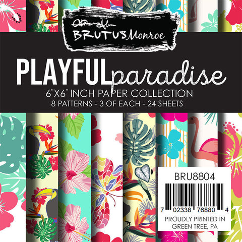 6x6 Playful Paradise Paper Pad