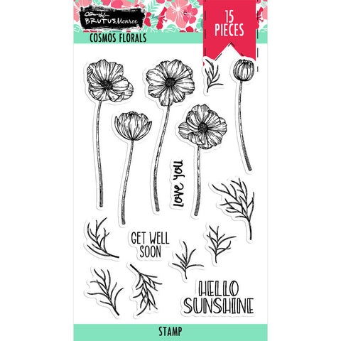 Cosmos Florals 4x6 Stamp Set