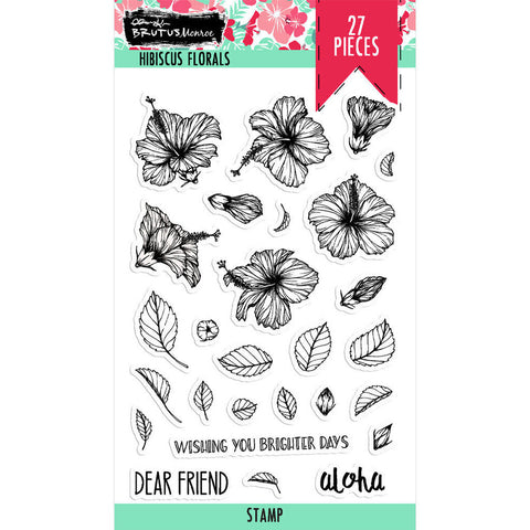 Hibiscus Floral 4x6 Stamp Set