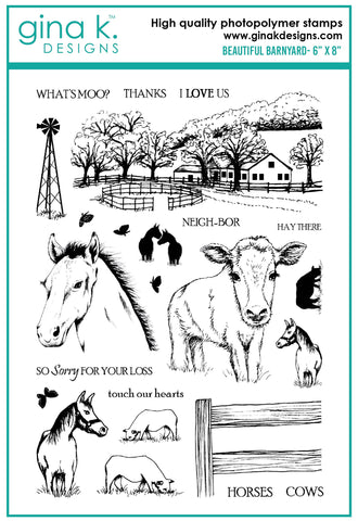 Beautiful Barnyard Stamp Set - RETIRING
