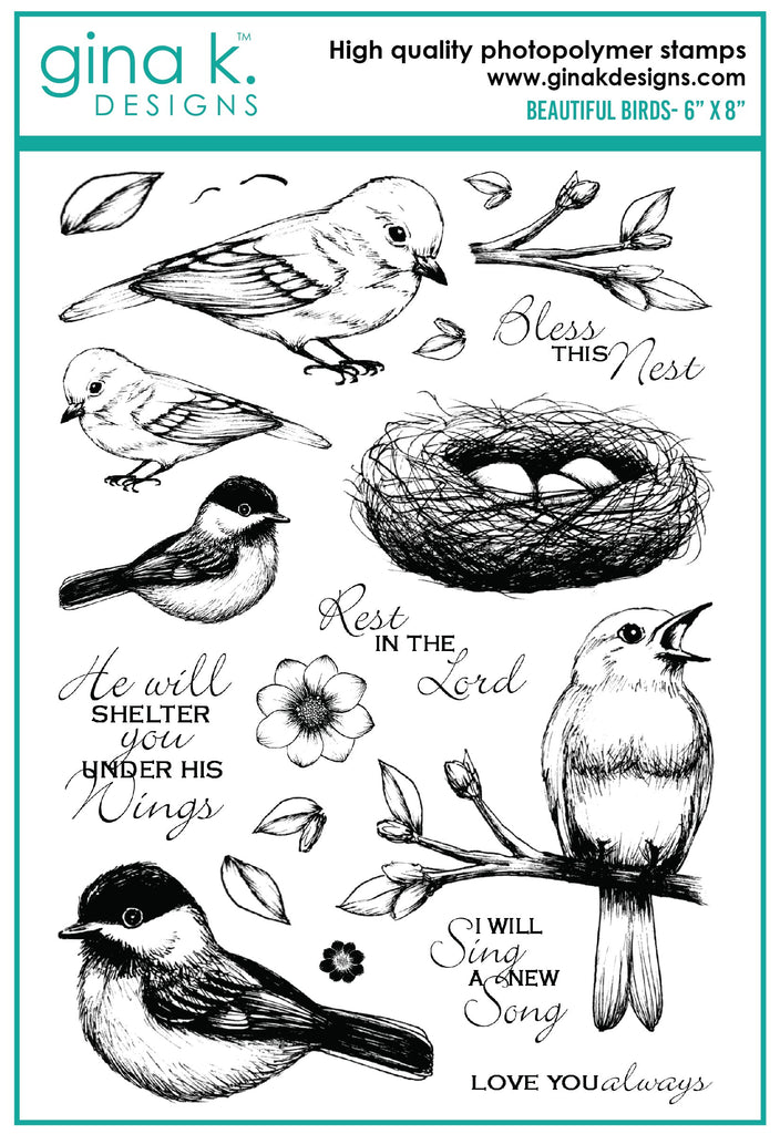 Beautiful Birds Stamp Set