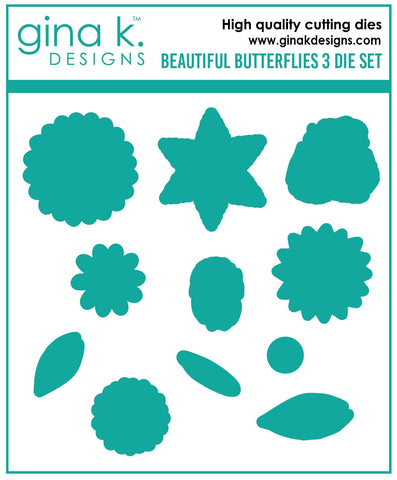 Beautiful Butterflies 3 Die Set