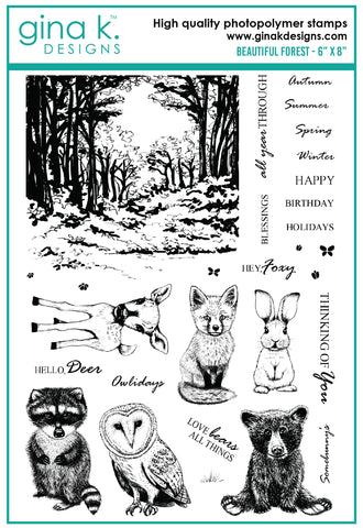 Beautiful Forest Stamp Sets