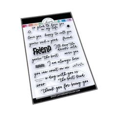 Best Kind of Friend Sentiments Stamp Set