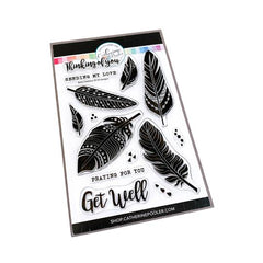 Boho Feathers Stamp Set