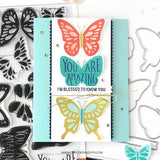 Bold Butterflies 6X8 Stamp Set