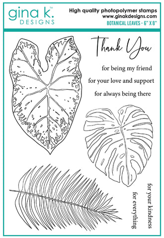 Botanical Leaves Stamp Set