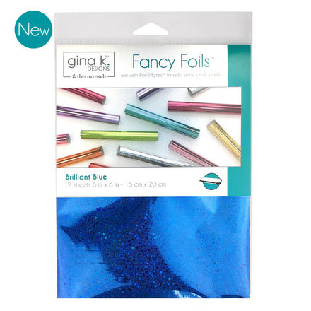 Feuilles fantaisie GKD - Bleu brillant