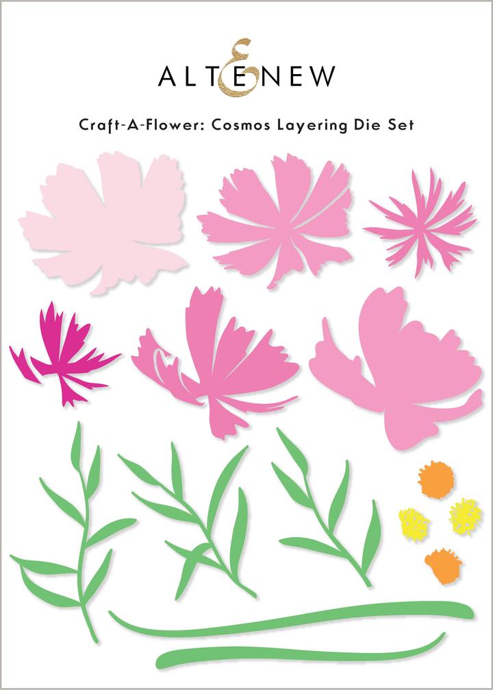 Craft-A-Flower : Ensemble de matrices de superposition Cosmos