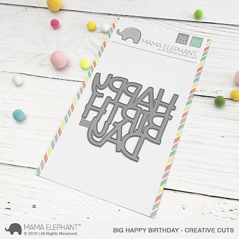 Big Happy Birthday Creative Cuts