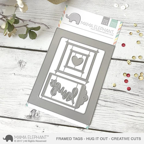 Framed Tags - Hug It Out-Creative Cuts