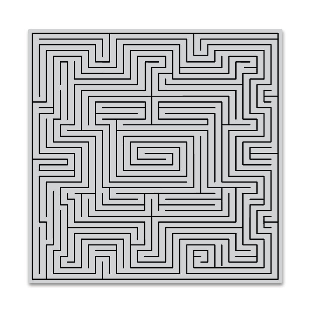 Impressions en gras de labyrinthe