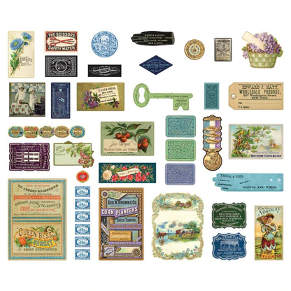 Home Arts Miscellany Printed Die Cuts from the Flea Market Finds Collection by Cathe Holden